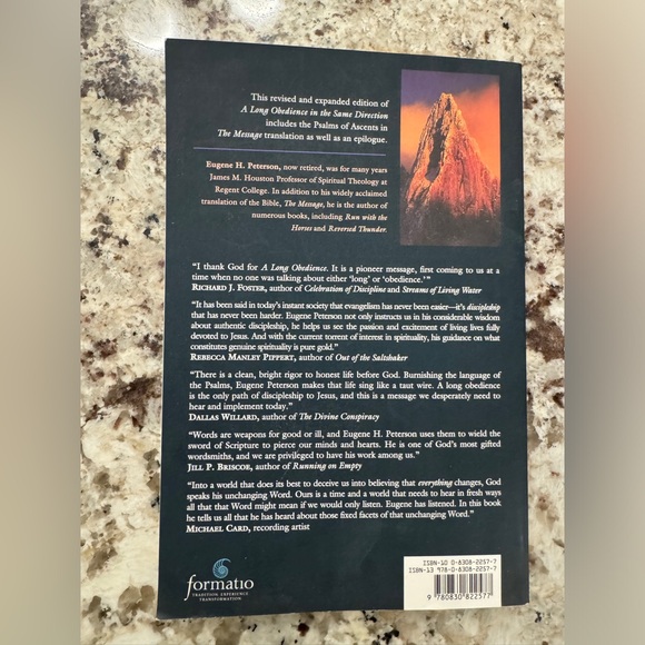 2/$10 A Long Obedience in the Same Direction by Eugene Peterson - Picture 2 of 2